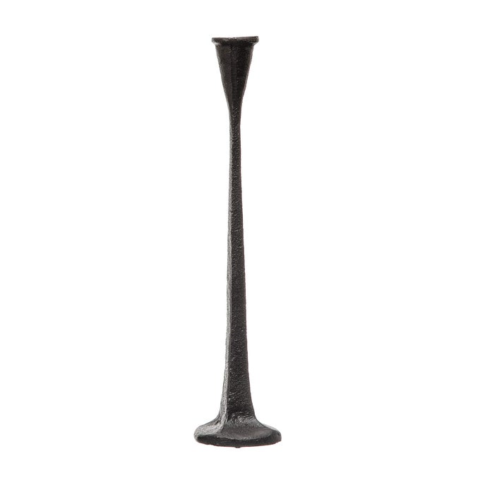 CREATIVE COOP CAST IRON TAPER HOLDER BLACK