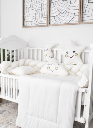 مفرش سرير أطفال مع حواجز حلزون مكون من 6 قطع - pzsku/ZEDE45BFADE5F0237BFEBZ/45/_/1737185922/6ad4c517-04fc-492f-8671-9ed985b70137