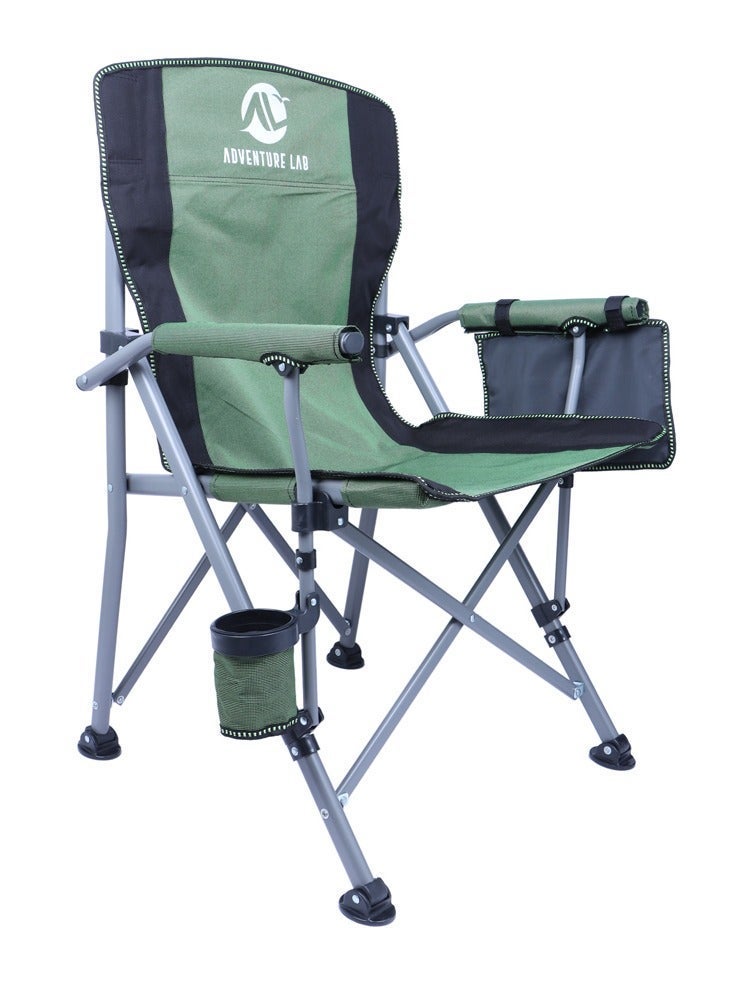 Adventure Lab Collapsible Folding Camping Chair with Cup Holder and Removable Storage Bag – Portable, Lightweight Outdoor Chair for Hiking, Fishing, Beach and Travel - Image 3