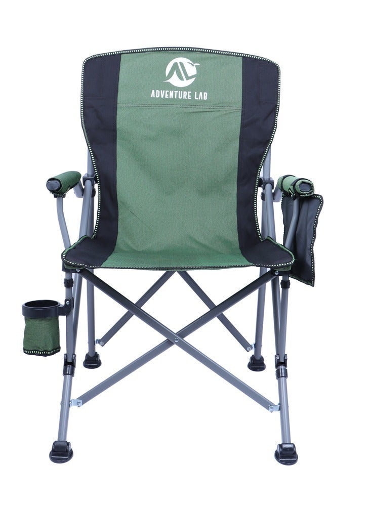 Adventure Lab Oversized Folding Camping Chair | Heavy Duty Foldable Camp Chair with Cup Holder & Storage Bag | Portable Outdoor Beach & Picnic Folding Chair | Compact, Comfortable & Durable - Image 1
