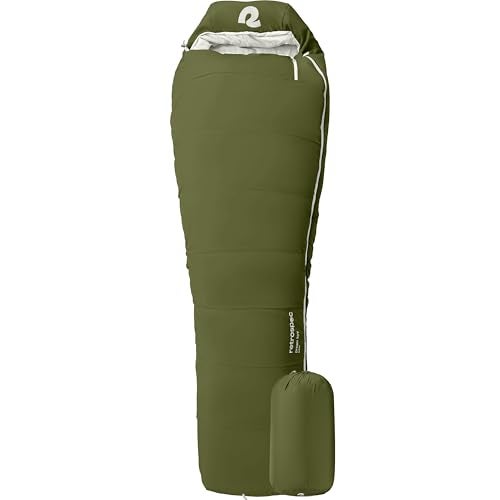 Retrospec Dream 30 Mummy Sleeping Bag - Insulated, Water-Resistant, Adjustable for Cold Weather Camping - Image 1