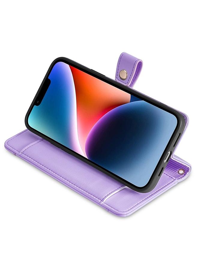 S-TOP Case For Huawei Mate 60 Pro / Pro+ Lite Sheep Texture Cross-body Zipper Wallet Leather Phone Case - Image 4