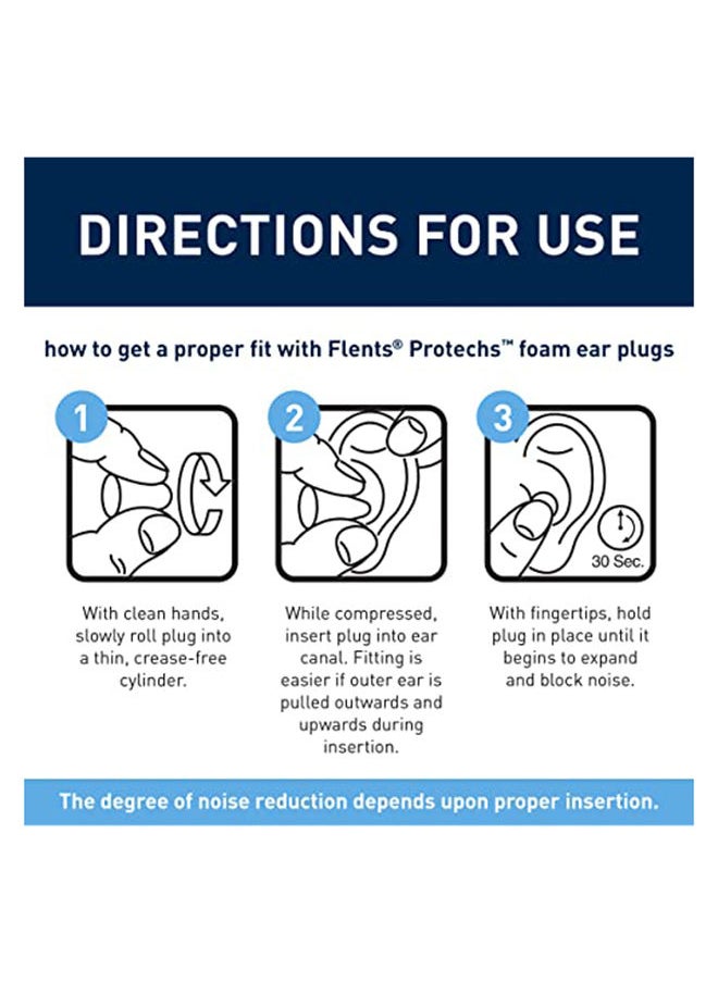 Flents - Foam Ear Plugs, 10 Pair With Case For Sleeping, Snoring, Loud Noise, Traveling, Concerts, Construction, And Studying, NRR 33 - Green - Image 1