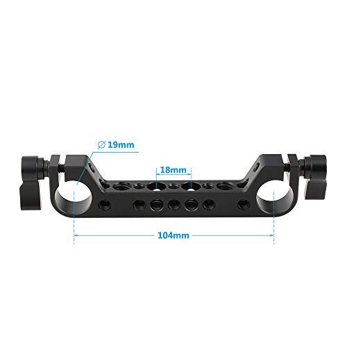 CAMVATE 19mm Dual-Port Rod Clamp Bracket for 19mm Studio System(104mm Distance Center) - 2357 - Image 2