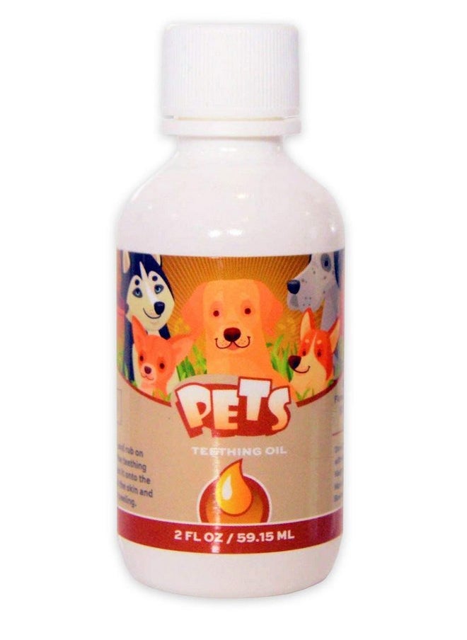 بانكين بات - زيت التسنين للجراء من Punkin Butt for Pets لوقف المضغ وتخفيف الانزعاج | طبيعي بالكامل، عضوي، آمن للكلاب، خالٍ من المواد الكيميائية (2 أونصة) - Image 1