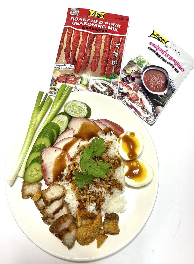 Lobo Thai Roast Red Pork Seasoning Mix (6 Pack, Total of 21.12 oz) - Image 4
