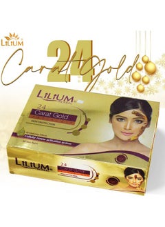 LILIUM 24Carat Gold Skin Protection Revitalizing Effects Cellular Renew Activation System All Skin Types Facial Kit 220 Gm.220Gm  - Image 3