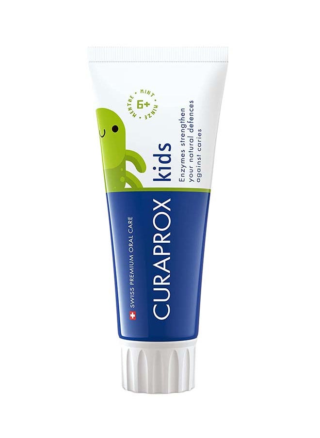CURAPROX Children'S Toothpaste Cs Kids Mint, 60Ml - Toothpaste For Kids 6 + Years With 1,450 Ppm Fluoride  - Image 1