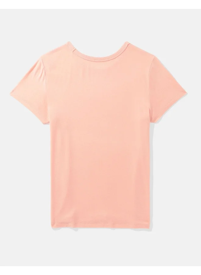 امريكان ايجل Crew Neck Half Sleeve Top