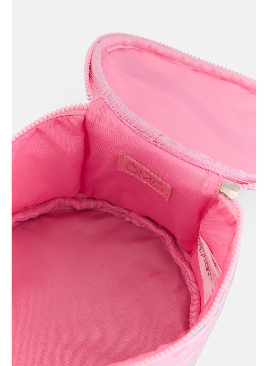 Miss Gwen's OMG Kids Girl Glittered Hearts Glam Bag With Heart Charm, Pink  - Image 3