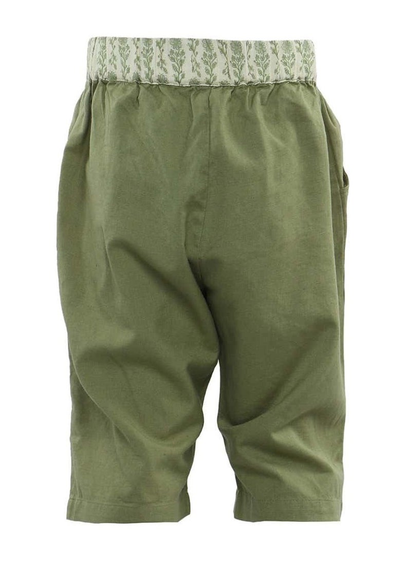 Bunai Bunai Root Collection Green Trousers BT6001  - Image 3