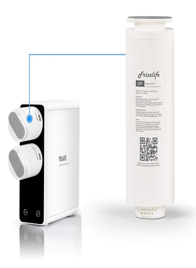 Frizzlife ASR211 Replacement Filter Cartridge For PD600-TAM3, PD400, PD500, PD800-TAM4 Reverse Osmosis System (1st Stage) - Image 3