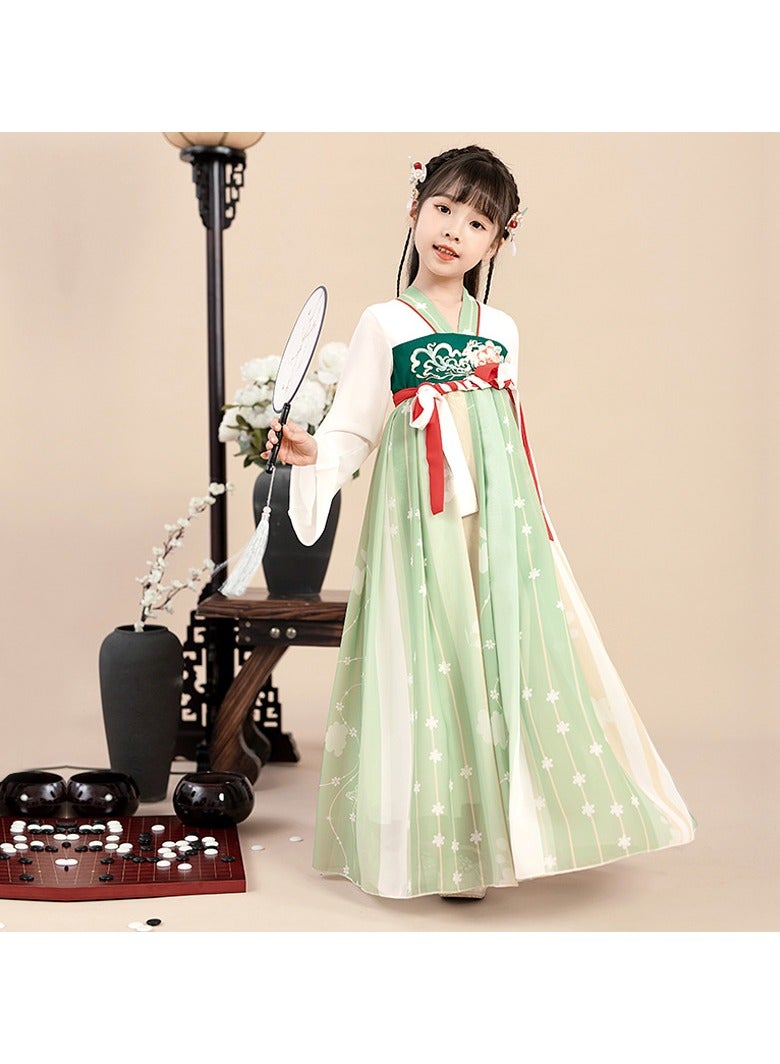 general Traditional Girl's Ancient Hanfu Costume - Elegant Princess Performance Dress for Stage, Cosplay & Cultural Events - Image 1