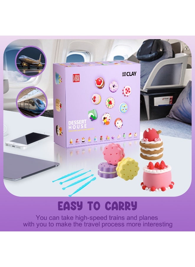 PLAYZO Air Dry Clay Kit for Kids – Ultra Light & Soft Modelling Clay Set, Non-Toxic Craft Clay with 12 Colours, DIY Art & Craft Toys Gift for Boys & Girls - Image 3