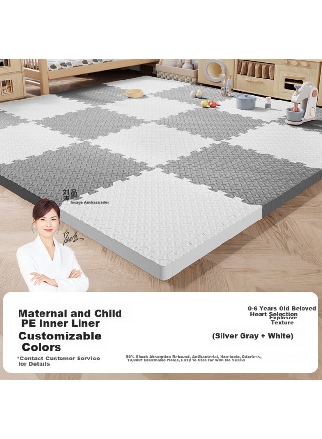 Zichen Foam Floor Mat, Baby Play Mat, Anti-fall Mat, Thickened Spliced Crawling Mat, Living Room Home Use Play Mat - Image 1