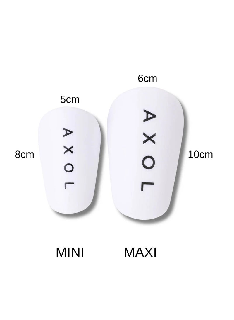 AXOL Mini Shin Pads | Compact & Lightweight Football Protection | Gel Cushioning | Youth & Adult Sizes | Slip-Free Fit - Image 3