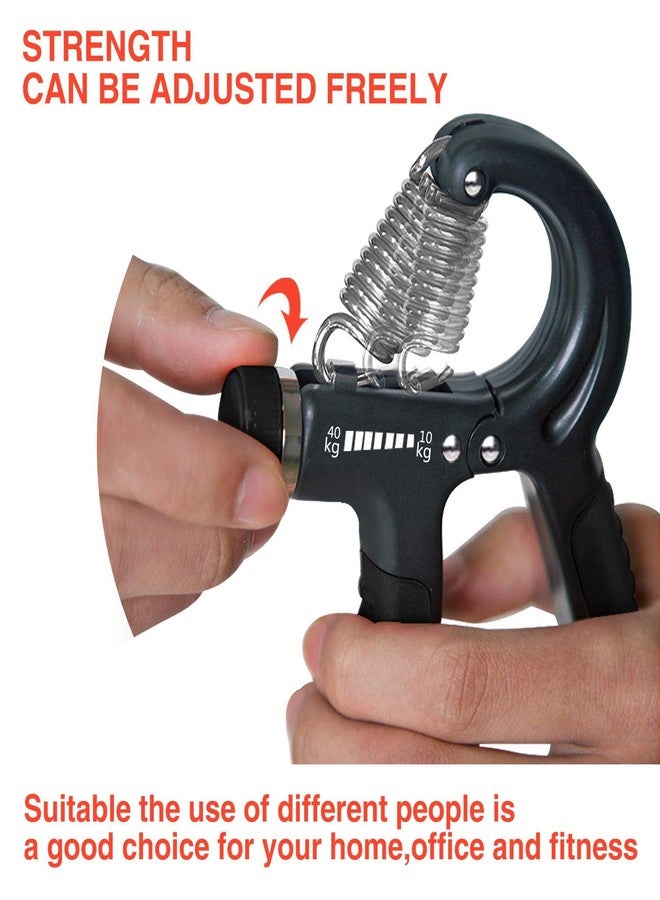 LAFILLETTE New Impressive Adjustable Strength Training Workout,Build Hand Finger Wrist and Forearm Strength Easily(Black) - Image 5