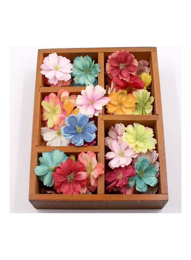 NIBEMINENT 50-Piece Artificial Flowers Multicolour One Size - Image 1