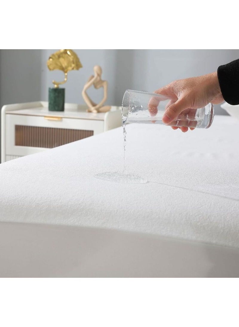 Sleep x Factory - Protection Pack Liquid Insulating Mattress Protector 160x200cm and 2 Pillow Cases with Zipper Size 55x75 cm - Image 1