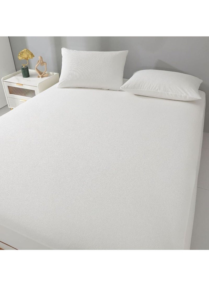 Sleep x Factory - Protection Pack Liquid Insulating Mattress Protector 160x200cm and 2 Pillow Cases with Zipper Size 55x75 cm - Image 1