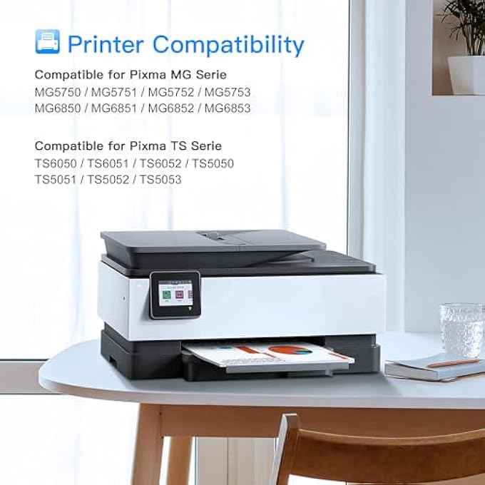 COMPATIBLE INK CARTRIDGE REPLACEMENT FOR CANON PGI-570 CLI-571 570XL 571XL FOR CANON PIXMA TS5050 MG5750 TS5051 MG6851 MG6850 MG5700 MG5751 MG5753 MG6852 (YELLOW BLACK MAGENTA CYAN,12-PACK - Image 3