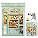 Fsolis Book Nook Kit DIY Miniature House Kit 3D Puzzles for Adults Beginners Tiny House Mini Booknook Craft Bookshelf Decor 281 Wooden Pieces Gifts for Women Teenagers Book Lovers Muse Bookstore - Image 3