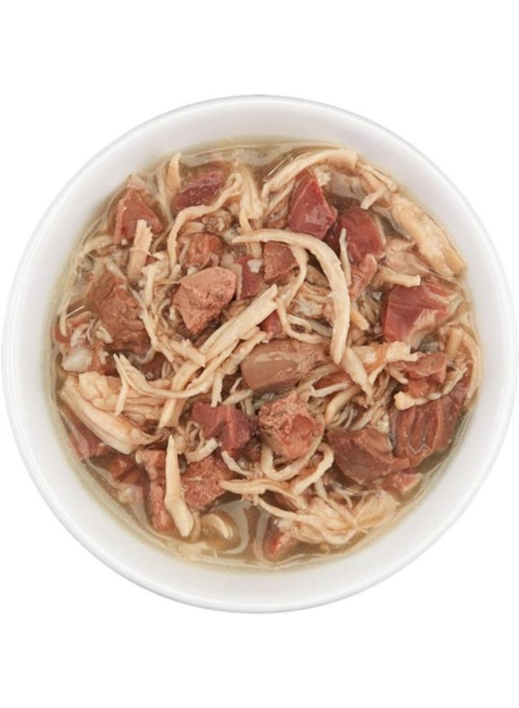 شيسر شيسير دجاج مع باتيه لحم بقري للقطط، 12 عبوة × 80 غرام - Image 3