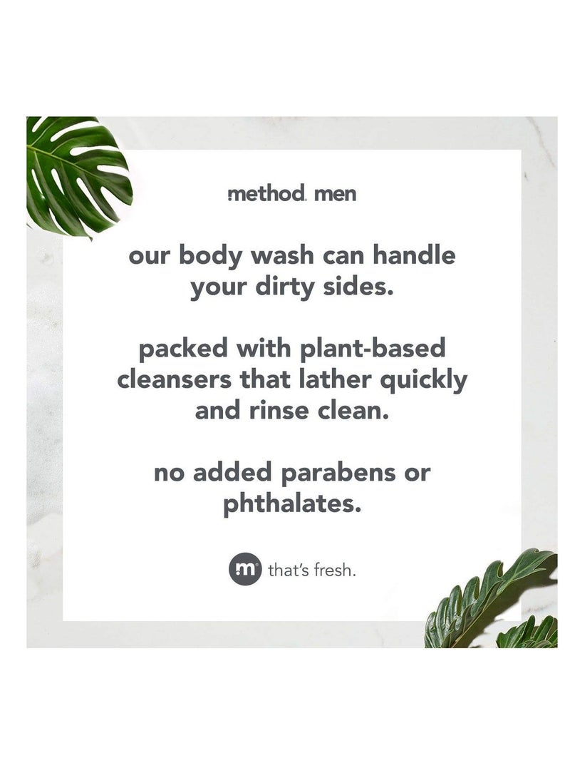 Method Method Men Body Wash, Sandalwood + Vetiver, Paraben and Phthalate Free, 18 fl oz (Pack of 1) - Image 3