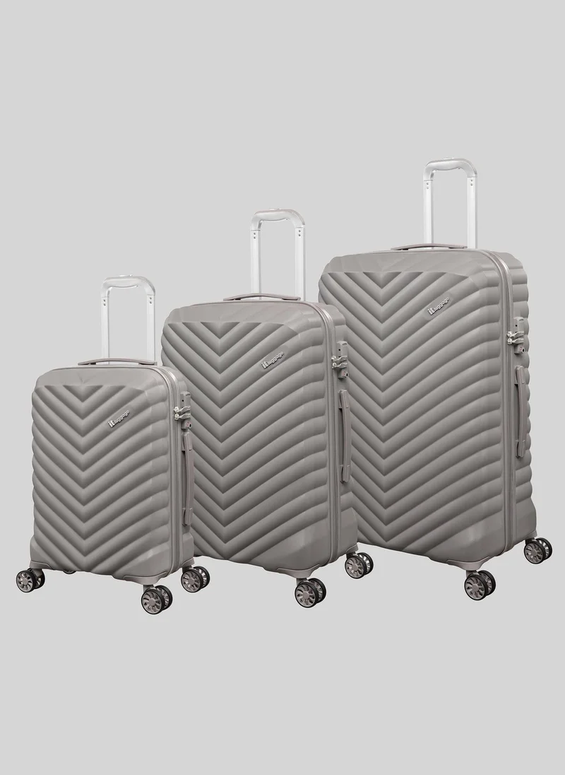 Matalan IT Luggage Grey Hardshell Suitcase