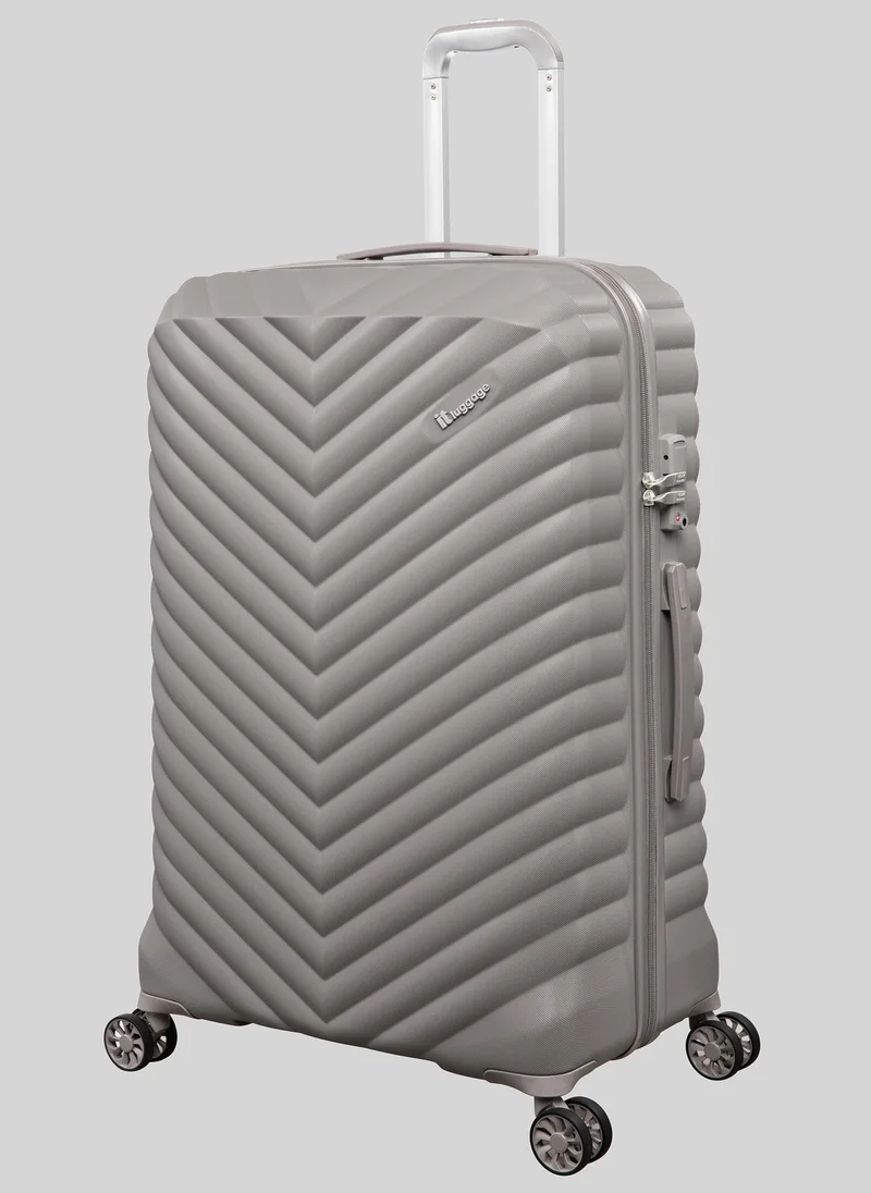 Matalan IT Luggage Grey Hardshell Suitcase
