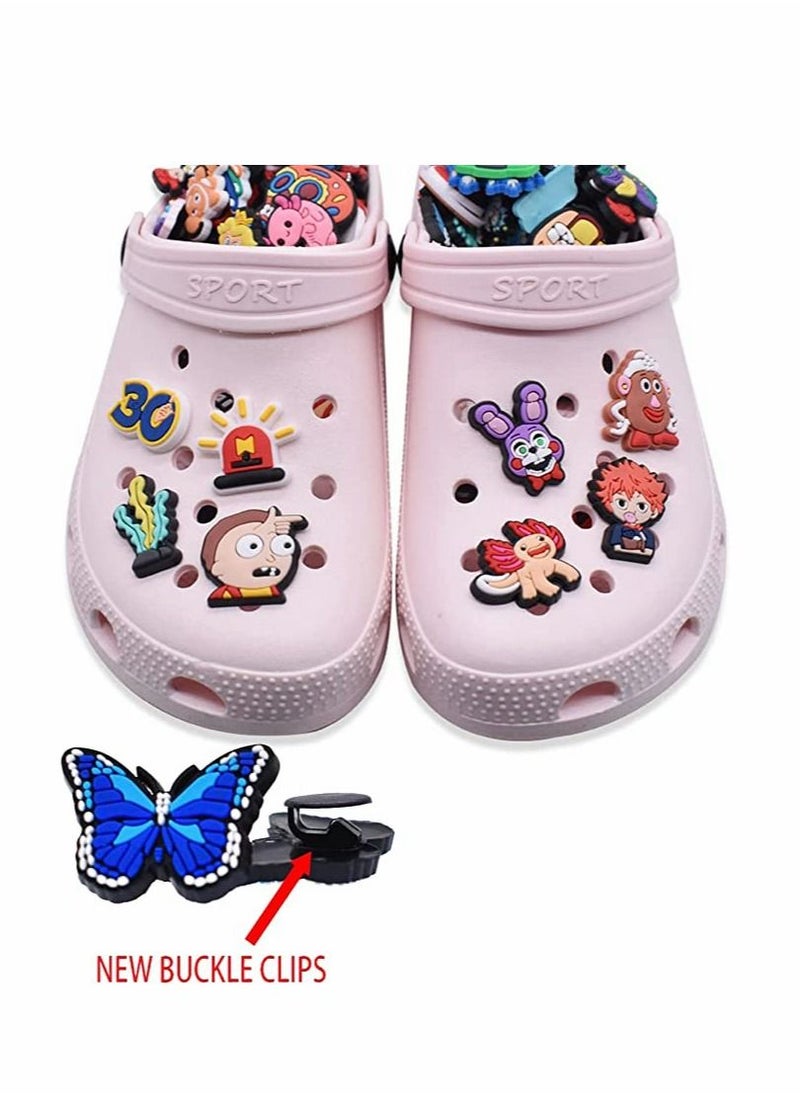 Excefore Shoe Decorations Charm 50 Pcs Random Crocs Charm  - Image 1