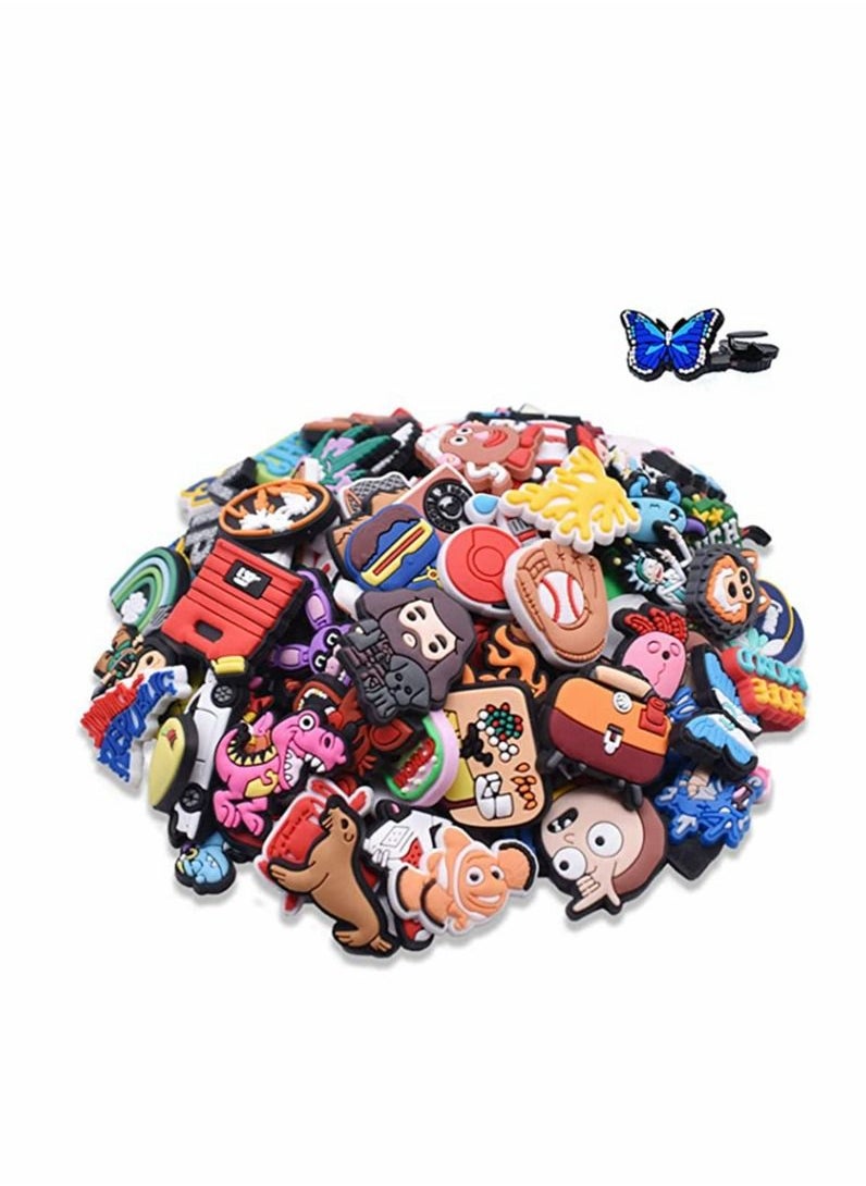 Excefore Shoe Decorations Charm 50 Pcs Random Crocs Charm  - Image 2