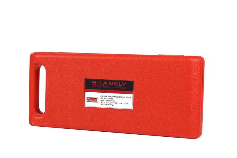Shankly Double Flaring Tool Set Professional Grade Double Brake Flaring Tool Heavy Duty Brake Line Flaring Tool Kit and Swage Tool, Flare Tool with Tubing Straightener or Cutter - Image 5
