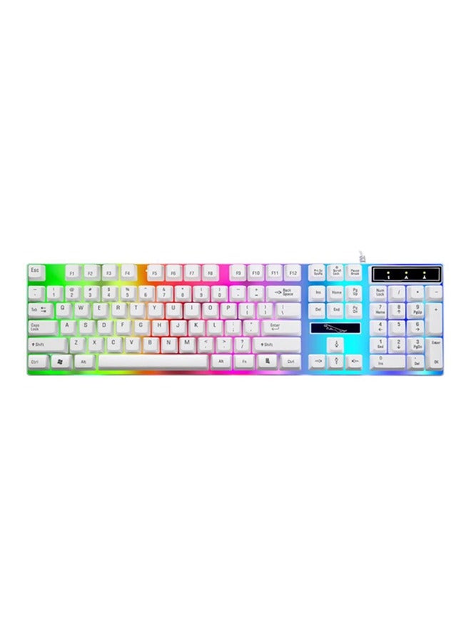 Rainbow Colour LED Backlit USB Wired Gaming Keyboard With Mouse - Image 2