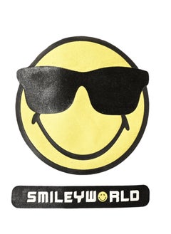 SMILEY Smileyworld Unisex Cotton Sweatshirt, Grey, Size M, Smiley Face Logo  - Image 2