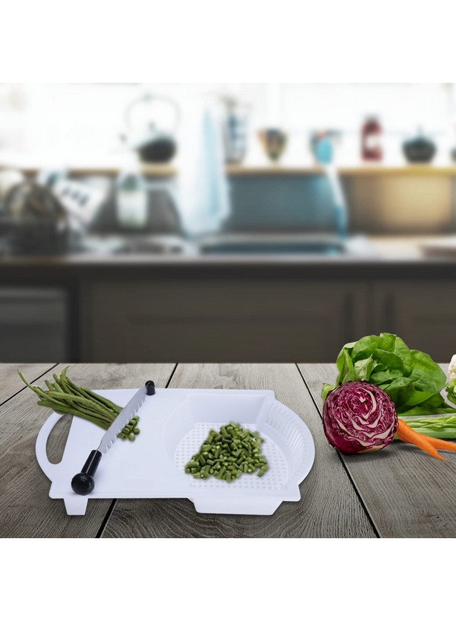 Anjali - CW02 Cut N Wash Classic Plastic Vegetable Cutter (Multicolour ) - Image 3