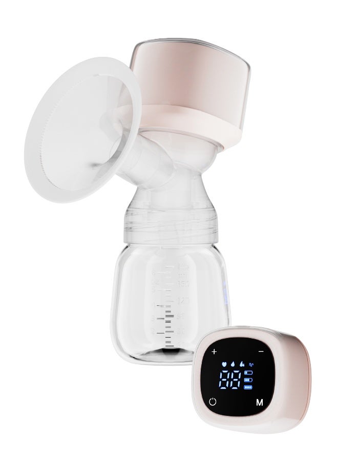أيلا مضخة حليب كهربائية لاسلكية MZ-028 من زيباو - 4 أوضاع، 15 مستوى، مع ضوء ليلي - أبيض - Image 1