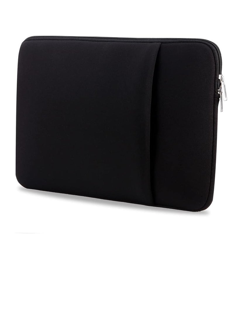 B2015 Laptop Sleeve Soft Zipper Pouch 14'' Laptop Bag Replacement for A Pro Ultrabook Laptop Black  - Image 1
