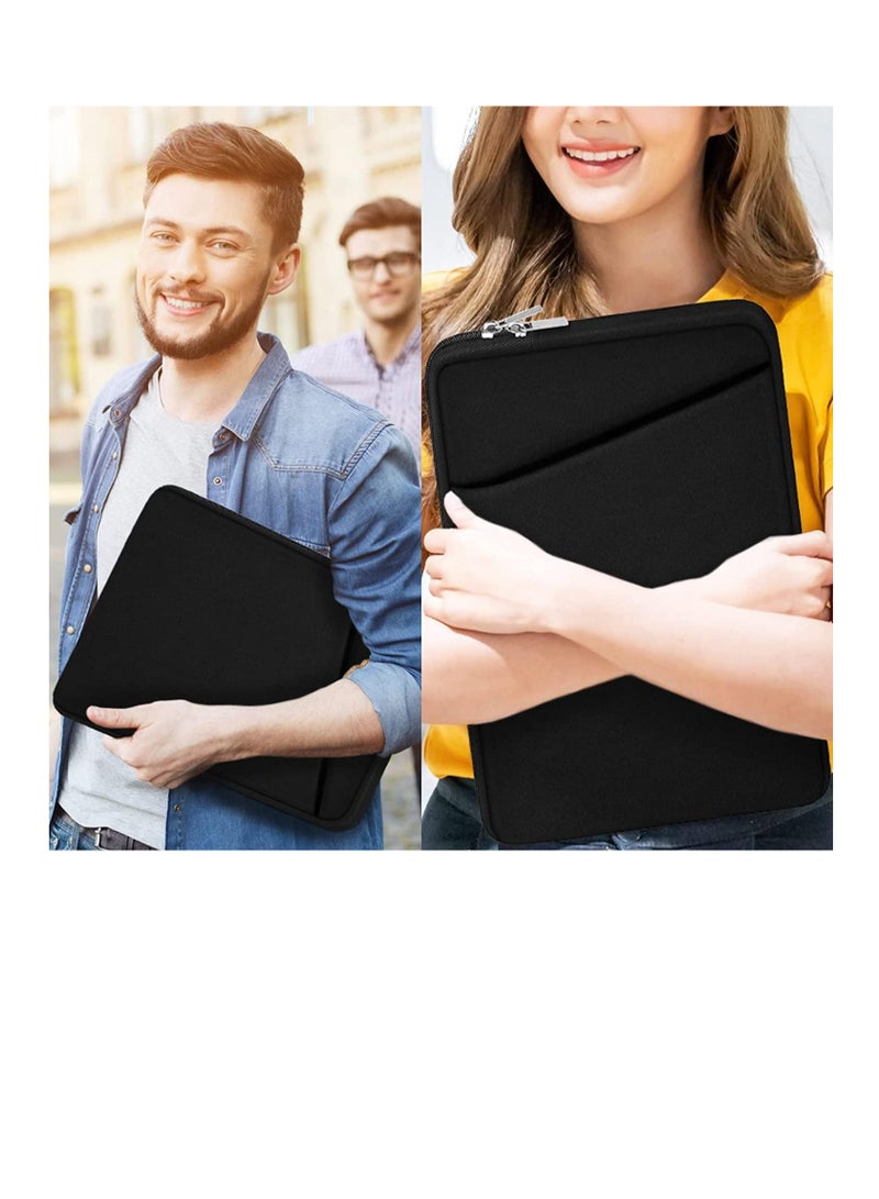 B2015 Laptop Sleeve Soft Zipper Pouch 14'' Laptop Bag Replacement for A Pro Ultrabook Laptop Black  - Image 4