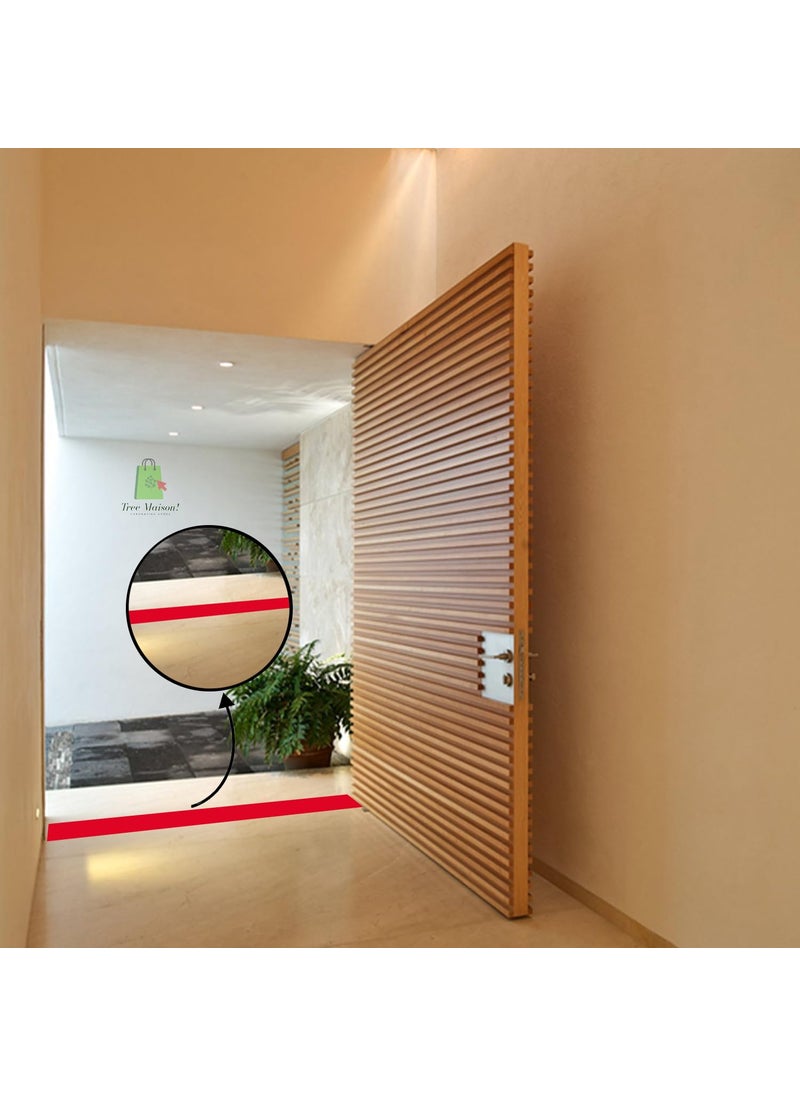 TREEMAISON TREEMAISON Vastu Combo of Yellow-Red Color Tape |Size - 4 Inch| Length- 8 Feet (Approx) | Vastu Remedy for Toilet | Main Door Entrance | Tape Remedy | (Pack of 2)  - Image 5