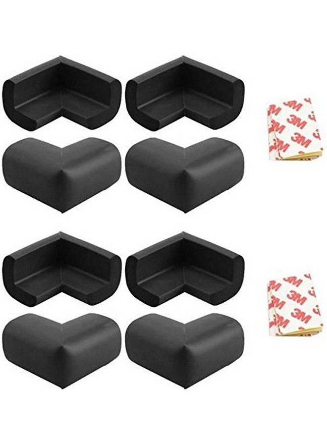 Iktu Corner Edge Protector Table Desk Corner Edge Protector Guard Cushion Baby Child Infant Kids Safety Corner Cushion Bumper Guard Protector (Black24Pc) - Image 3