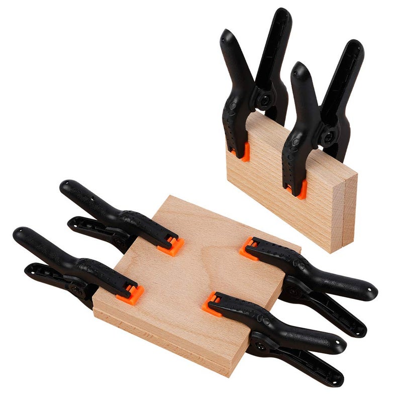 FRICHOM 10 PCS 4.5 inch Professional Plastic Large Spring Clamps Heavy Duty for Crafts or Plastic Clips and Backdrop Clips Clamps for Backdrop Stand,Photography, Home Improvement and so onâ€¦ - Image 4