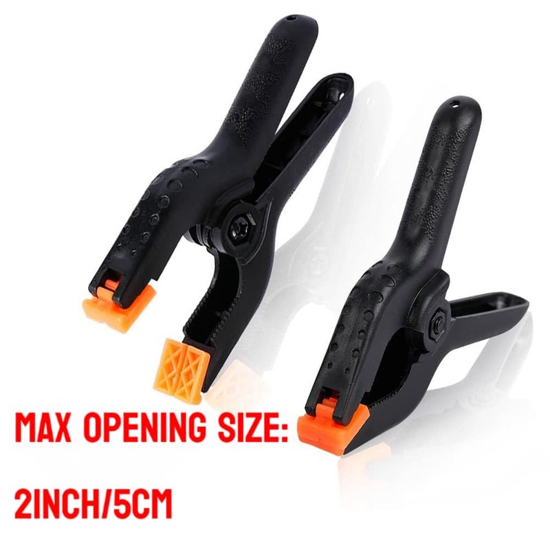 FRICHOM 10 PCS 4.5 inch Professional Plastic Large Spring Clamps Heavy Duty for Crafts or Plastic Clips and Backdrop Clips Clamps for Backdrop Stand,Photography, Home Improvement and so onâ€¦ - Image 5