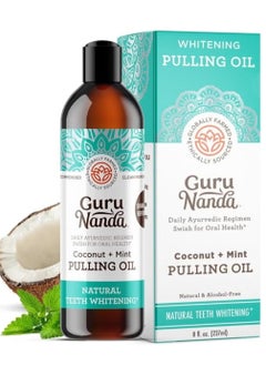 GuruNanda GuruNanda GuruNanda Coconut Mint Mouthwash (8 fl. oz.) - Fresh Breath, Whiten Teeth, Healthy Gums: Alcohol-Free Formula - New Product (Packaging Varies)  - Image 2