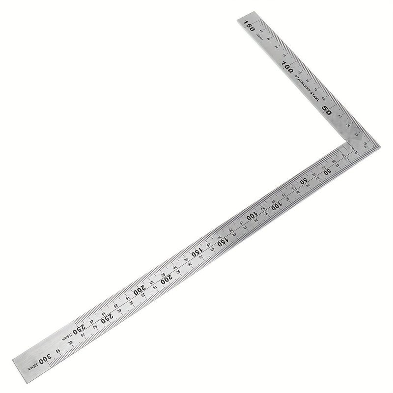 L Shape 150x300mm Heavy Duty Construction Square 90 Degree Precision Measuring Tool - Image 1