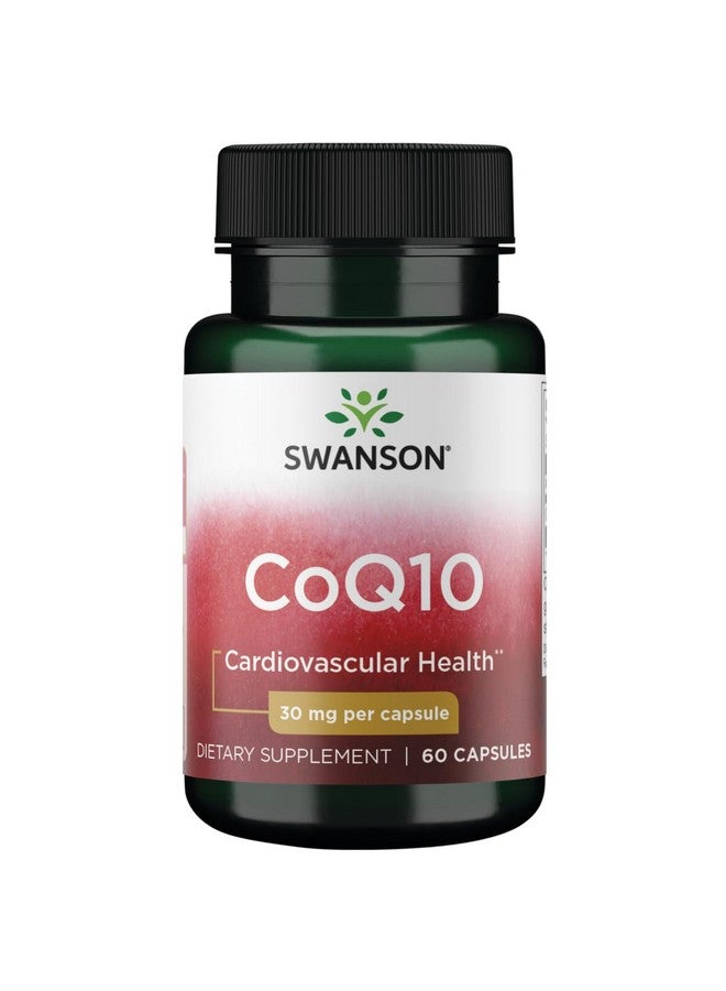 Swanson Coq10 30 30 Milligrams 60 Capsules - Image 1
