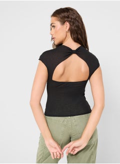 Ginger Sweetheart Neckline Knitted Top  - Image 2