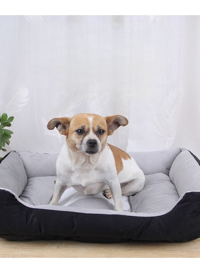 سرير كلب مقاوم للمضغ قابل للغسيل باللون الرمادي الدقيق مقاس إكس إل 31.5 × 23.62 بوصة بغطاء قابل للإزالة - Image 4