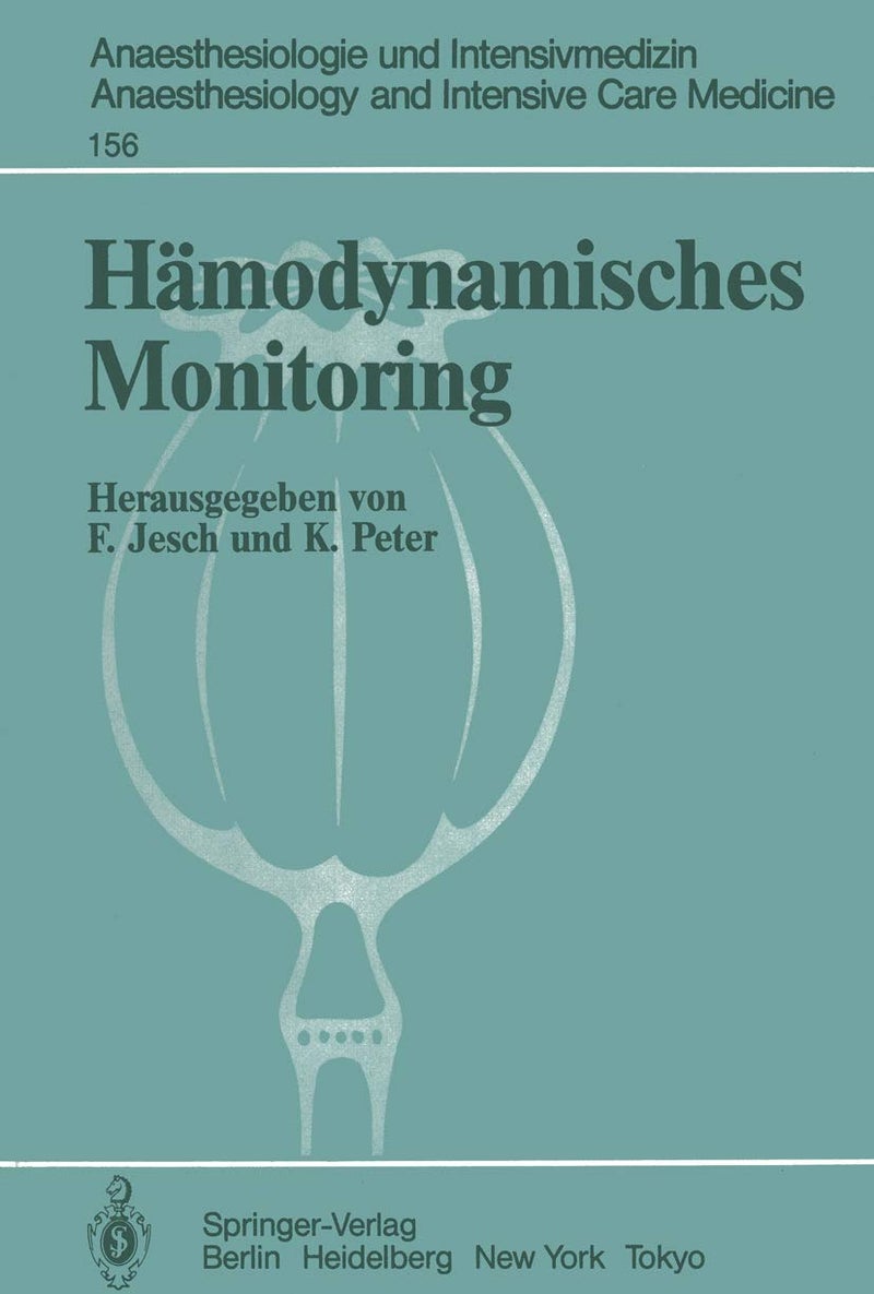 Hamodynamisches Monitoring: Workshop Erbach 14. Mai 1982