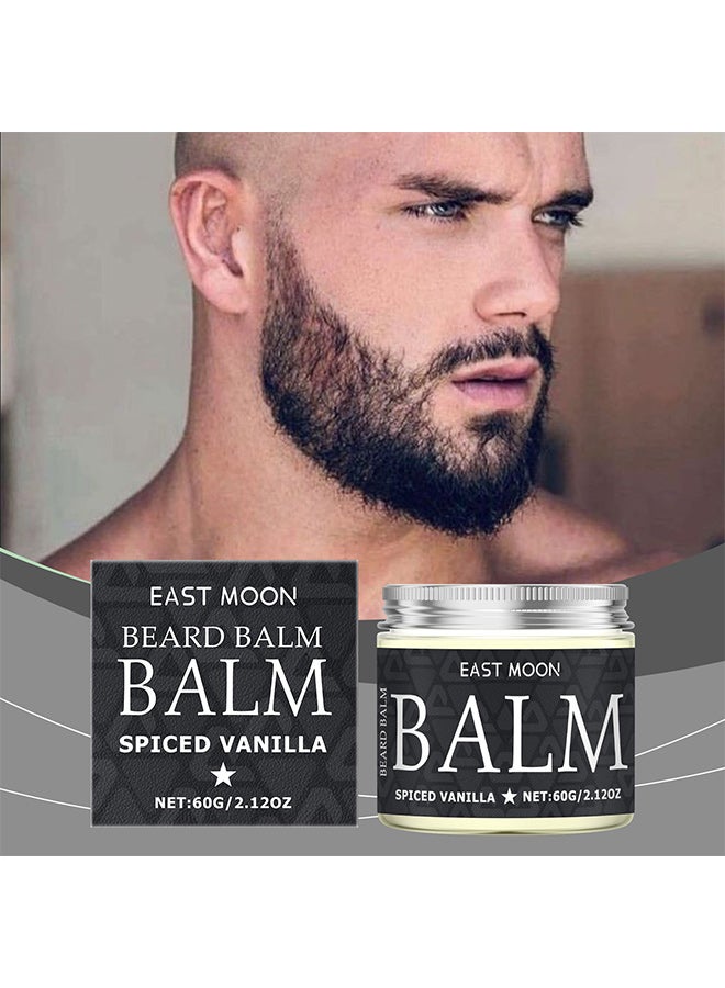 إيست مون كريم العناية باللحية بالفانيليا من EAST MOON غني بالعناصر الغذائية مثل الجلسرين والزيوت المعدنية وثلاثي إيثانول أمين وتوكوفيرول (فيتامين E) وما إلى ذلك. وهو مناسب لتغذية وترطيب وتنعيم وتلميع وتهدئة وترطيب والعناية باللحية بلطف.  - Image 2